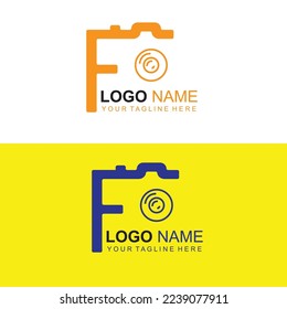 photography logo design, camera logo, media logo