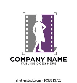Photography logo design Child portrait concept