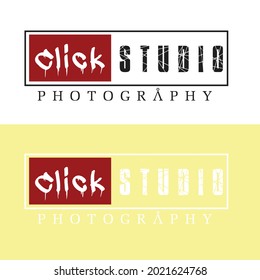 photography logo, design concept template
