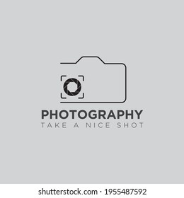 Photography Logo Design Minimalist Logo Design Stock Vector (royalty 