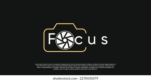 photography logo design with template