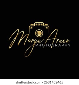 Modelo de design de logotipo de fotografia, fotografia