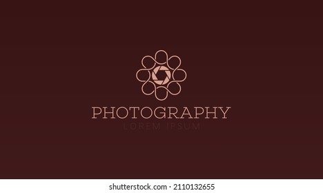 Photography Logo Design Template for Personal Photography Branding Logo