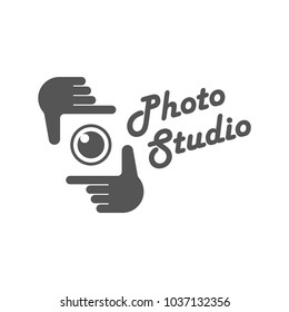 Photography Logo Design Template. Retro Vector Badge. Photo Studio