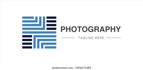 Photography logo design template. vector illustration