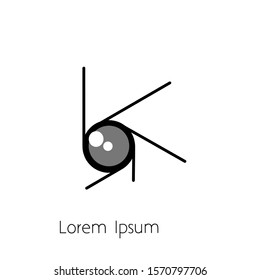 photography logo design, vector camera lens icons with a simple concept.