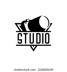 vector de diseño de logotipo fotográfico, vector de cámara