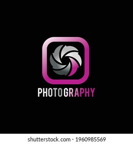 Photography logo design vector and icon