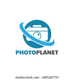 photography logo design vector illustration