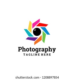 Photography Logo Design. Photography Logo Vector Template