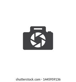 Photography logo design vector template