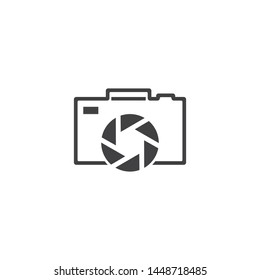 Photography logo design vector template