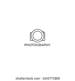 Photography Logo Design Vector Template Minimalist Stock Vector ...