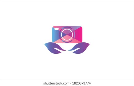 Logo de diseño de logotipo de fotografía logotipo de plantilla vectorial