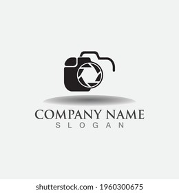 Photography logo image icon camera, Custom digital concept template design