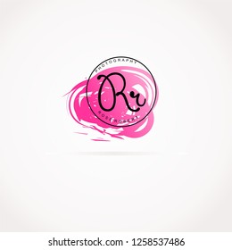photography logo rose 
