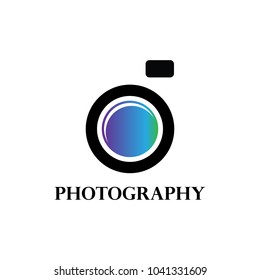 Photography logo stock vector modern shape