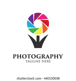 Photography Logo Stock Vector template.