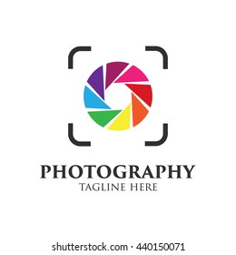 Photography Logo Stock Vector template.