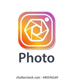 Photography Logo Stock Vector template.
