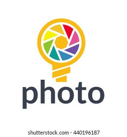 Photography Logo Stock Vector template.