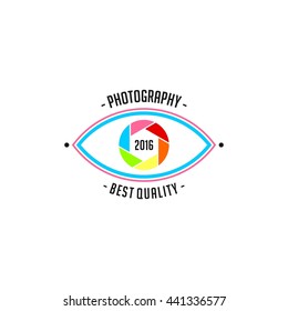 Photography Logo Stock Vector template.