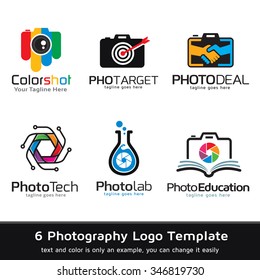 Photography Logo Template Design Vector