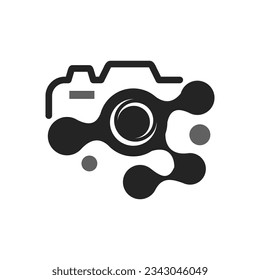 photography logo template. Icon Illustration Brand Identity. Isolated and flat illustration. Vector graphic