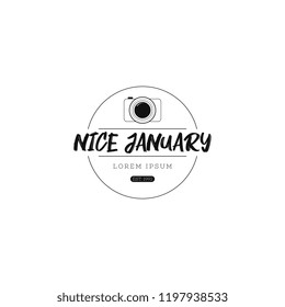 Photography logo vector. Photography logo concept