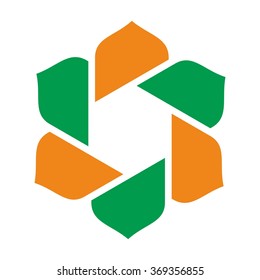 photography logo vector. flower logo vector.