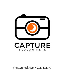 Photography Logotype Minimalist Photography Logo Concept Stock Vector ...