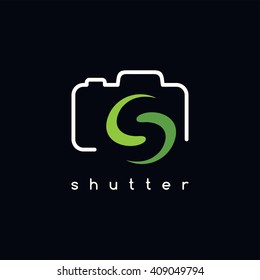 photography logotype - S letter theme