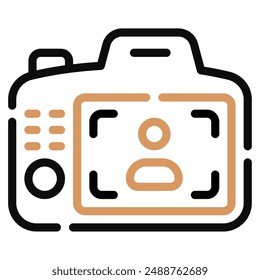 Fotografía Icono de retrato para Web, App, infografía, etc
