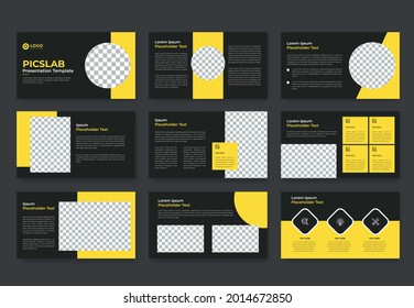 Photography PowerPoint Presentation Slides Template Or Web Template, Photo Studio Slide Template, Digital Studio Brochure