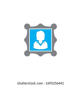 Photography related icon on background for graphic and web design. Creative illustration concept symbol for web or mobile app.