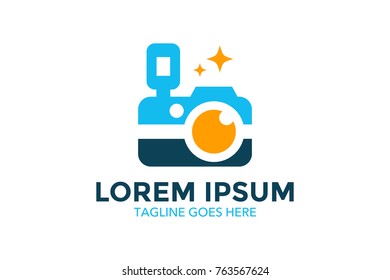 photography related logo. vector. editable