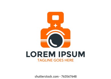 photography related logo. vector. editable