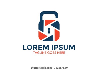 photography related logo. vector. editable