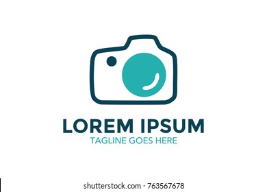 photography related logo. vector. editable