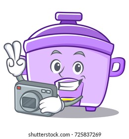 Photography rice cooker character cartoon