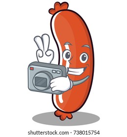 Photography Sausage Character Cartoon Style