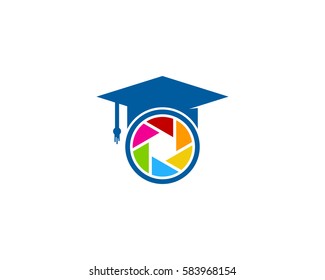 Photography School Education Logo Design Element