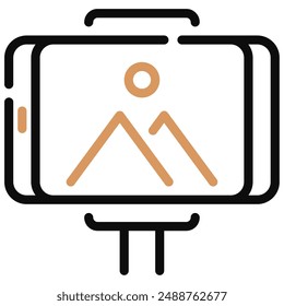 Photography Selfie icon for web, app, infographic, etc