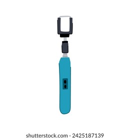 photography selfie stick cartoon. mobile photo, picture monopod, self black photography selfie stick sign. isolated symbol vector illustration