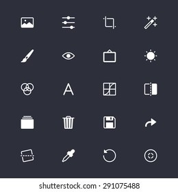 Photography simple icons