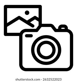 Photography Simple Vector Icon Collection