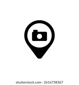 photography spot icon vector template