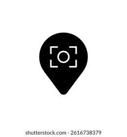 photography spot icon vector template