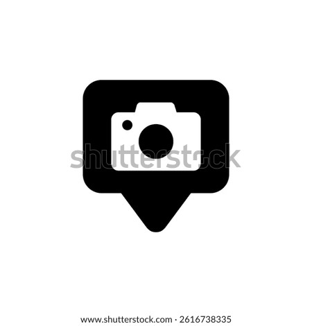 photography spot icon vector template