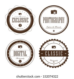 photography sticker label set